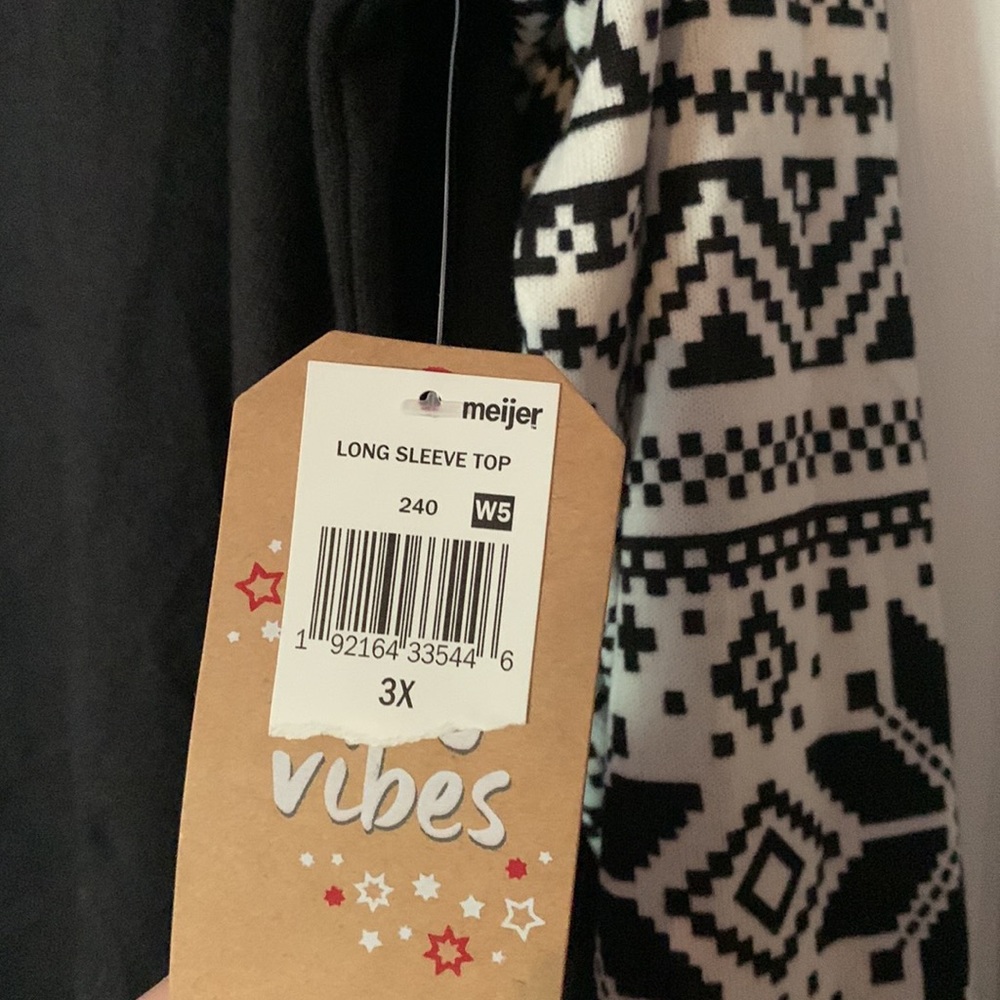 Fair isle baseball tee - Picture 2 of 4